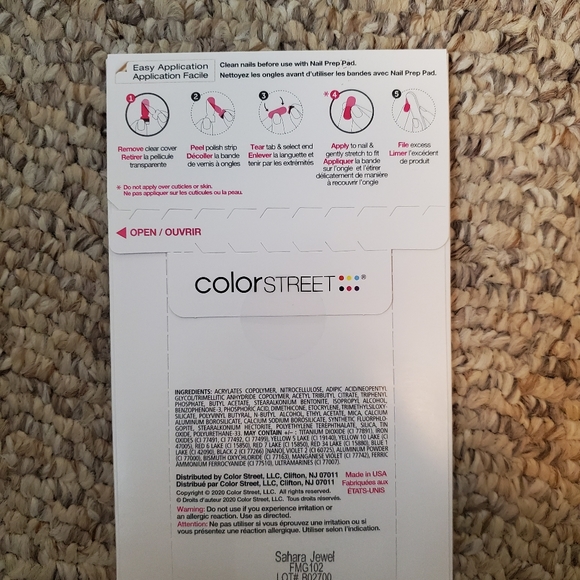 Color Street Sahara Jewel Retired Set - Picture 3 of 3